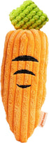 Squeaky Dog Plush Toy, Bite_Stick Collection, 8'', for Small and Medium Dogs (Carrot)