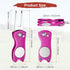 TIXIPEM Golf Divot Repair Tool- Switch Foldable Divot Tool Rack with Magnetic Ball Marker & Open Button Use for Golf