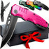 Spring Assisted Pink Pocket Knife for Women - Cute Self Defense Knife - Hot Pink Folding Knife - Mothers Day Gift