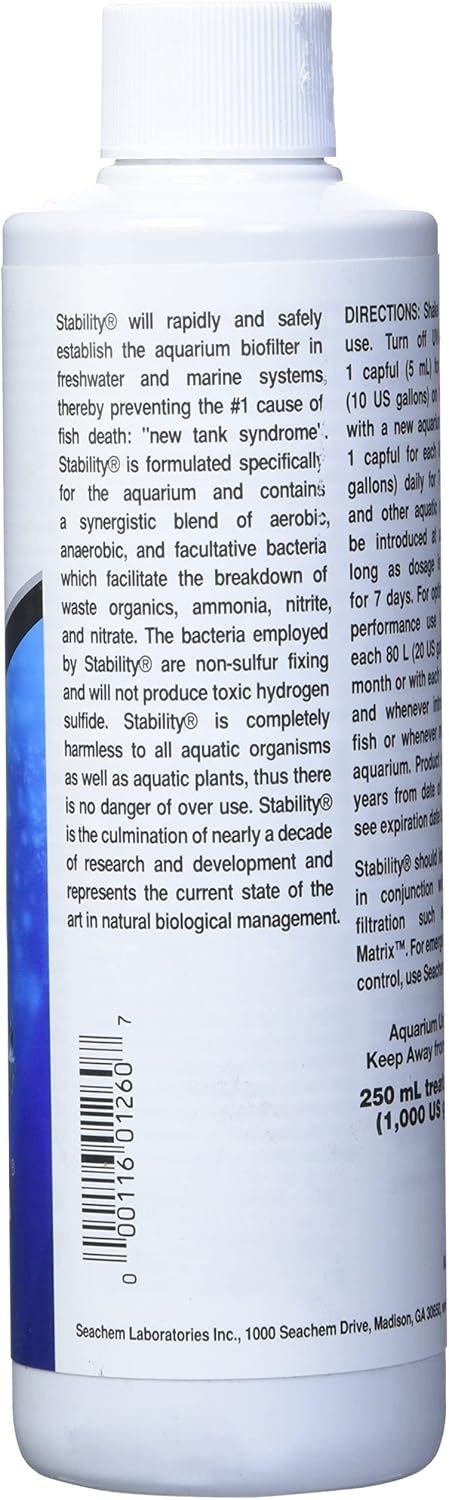 Seachem Stability 250ml for Freshwater and Marine Aquariums