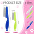 10 2 Pcs Flea Comb for Dogs and Cats Flea Remover Tool with Stainless Steel Metal Teeth for Detangling Grooming Kit