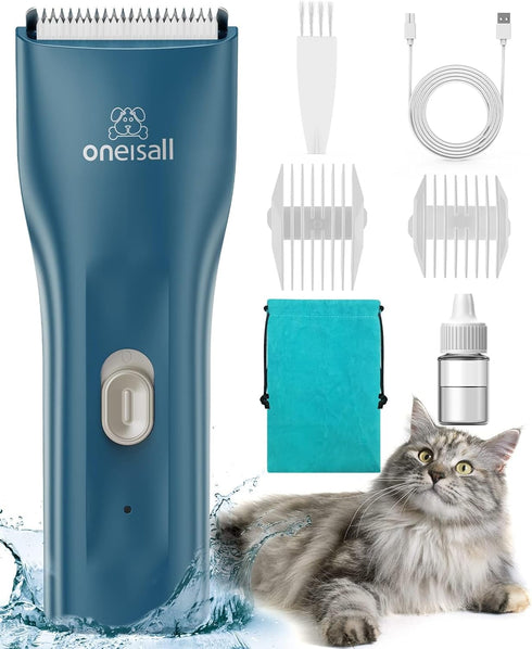 oneisall Pet Clipper for Cat Matted Hair, Pet Shaver for Cats Quiet
