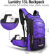 Insulated Hydration Pack Backpack with 3L BPA Free Leak-Proof Water Bladder, Keeps Liquids Cool for Hiking, Running