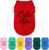 Expressive Polyester Dog Shirt Vest - Soft Lightweight Puppy Shirt with 'Cute but Psycho' Slogan for Small and Medium