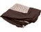 Furhaven Replacement Dog Bed Cover, Two-Tone Faux Fur & Suede L Shaped Chaise, Jumbo Plus (XX-Large), Espresso