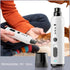 K&K Dog Nail Grinder with 2 LED Light, Professional 2-Speed Electric Nail Clipper for Large Medium Small Dogs (White)