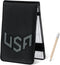 Golf Scorecard Holder & Yardage Book Cover, Premium Black Leather Golf Accessories