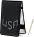 Golf Scorecard Holder & Yardage Book Cover, Premium Black Leather Golf Accessories