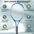 Magicorange Tennis Rackets Set for Adults, 2 Players Recreational with 4 Tennis Balls, 3 Overgrips, 1 Bag