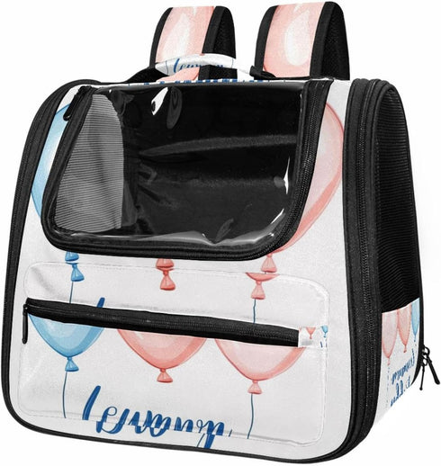 Welcome Baby Pet Cat Backpack Carrier for Kitty Small Dog, Ventilated Pet