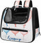 Welcome Baby Pet Cat Backpack Carrier for Kitty Small Dog, Ventilated Pet