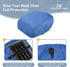 600D 18W 20D 14H inch, Explore Land Boat Folding Seat Cover - Waterproof Heavy Duty Boat Folding Chair Cover - x x Blue