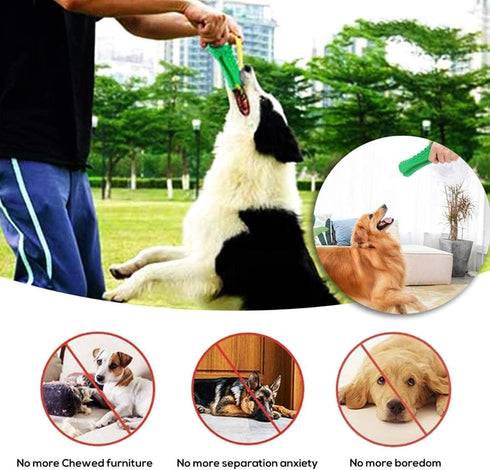 Dog Chew Toys for Aggressive Chewers – Alligator Dog Chew Toy for Large, Medium & Small Dogs, Tough Rubber