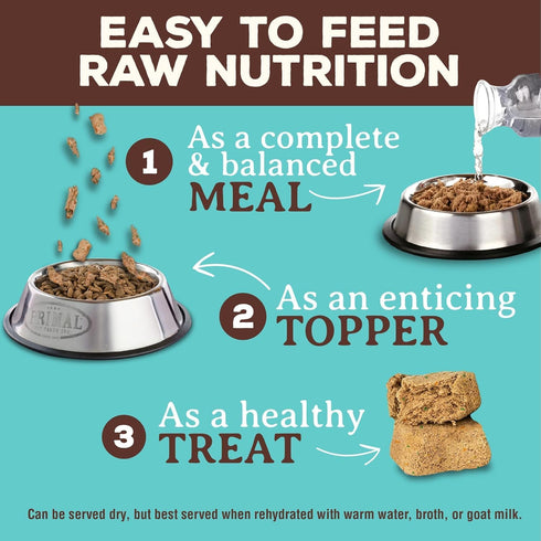 Primal Freeze Dried Raw Cat Food Nuggets, Chicken & Salmon, 5.5 oz, Grain Free
