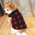 Dog Sweater Red, Soft Fleece Vest with Leash Ring Pullover Jacket for Small Dog, Puppy, Cat, Christmas (M)