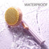 Cat Grooming Brush, Dog Brush for Shedding, Self Cleaning Slicker Brush for Cats and Dogs, Orange and Pink