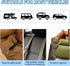 Garvee Dog Booster Car Seat, Waterproof PU Leather Upholstered Cat Bed for Car with Storage Pockets Portable Pet Seat