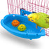 Bird Bath for Cage - Small Tub Bowl for Parrot/Parakeets/Cockatiels/Canary/Budgerigar Shower (Blue)