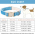 ARING PET Dog Collar - Adjustable Cotton Lightweight Comfortable Blue Collars with Quick Release Buckle for Small