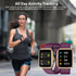 Fitness Tracker Watch with Blood Oxygen, Blood Pressure & Heart Rate Monitor, 50 Meters Waterproof Smart Watch for