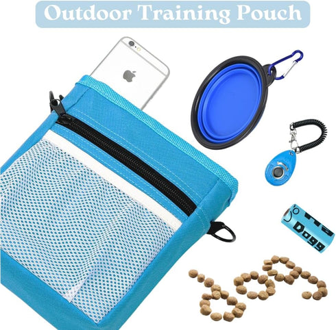 PupLuxe Puppy Starter Kit, Blue, 22 Piece Dog Training Kit