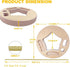 Generic Hangboard Rock Climbing - Wood Anti-Slip Grip Blocks for Finger Strength and Pull-Up Training, Durable Climbing
