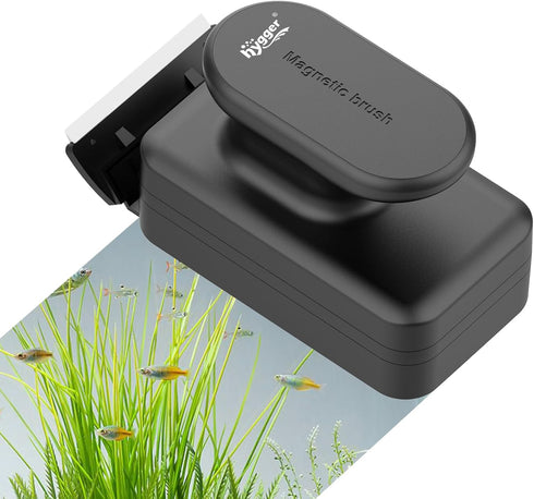 hygger Aquarium Magnetic Glass Clean Tool, Algae Scraper for 0.2-0.6 Inch Thick