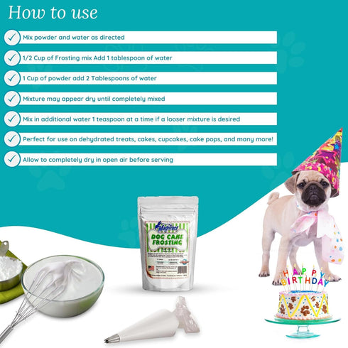Magifrost Frosting for Dog Cake - Dog-Friendly, Easy-to-Use, Deliciously Smooth Texture, Safe & Healthy Ingredients,