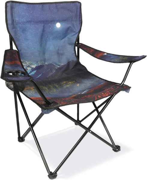 Northroad Camping Chair Portable Camp Chair, Folding Lawn Chair with Cup Holder