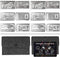 PSKOOK 12 Pcs Survival Multitool Card, Emergency Camping Tool EDC Kit for Outdoor Hunting Fishing Hiking Gear