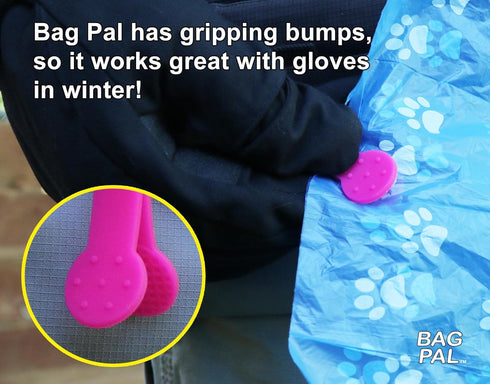 Pack Dog Poop Bag Opener and Grocery Produce Bag Opener - Two - Easily Open Slippery Bags Works With Gloves