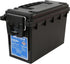 Sheffield 12629 Black Ammo Storage Can, Water Resistant Field Box for Pistol, Rifle, Shotgun, Stackable, Lockable
