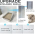 3 Pcs Connectable Cat Litter Box Pee Shields, High Side Anti-Splashing Litter Pan Shield, Medium