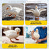 JYMBER 20-Pack Disposable Duck Booties with Self-Adhesive Bandages,Protective Foot Covers for Ducks & Waterfowl,Pet