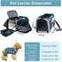 Expandable Pet Carrier - Airline Approved for Small Pets, Removable Pad and Pockets, TSA Compliant