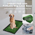 HQ4US 4LEGS 2 Dog Grass Pad with Foldable Dog Litter Box,Small Liner Base for BalconyUltra-Absorbent Artificial Grass