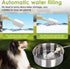 6.5L Automatic Dog Water Bowl Dispenser Large Breed Outdoor Pet Water Fountain Pet Waterer with Float Valve Heavy-Duty