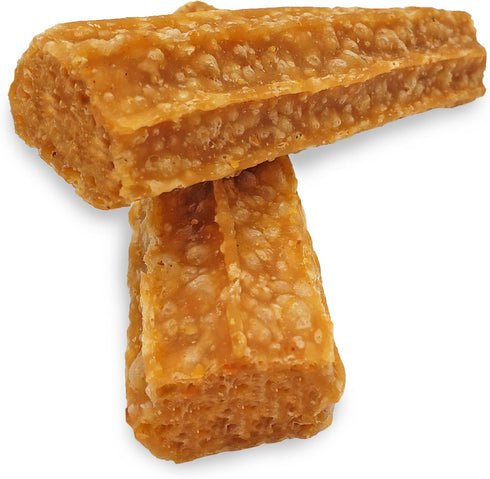 Happy Teeth Natural Cheese Dog Chews, Peanut Butter Flavor, Dental Chew, 2 Chews per Resealable Pouch