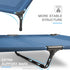 suddus Elevated Dog Bed, Waterproof Outdoor Portable Raised Dog Bed, Easy Clean Indoor or Outdoor Use, Medium, Blue
