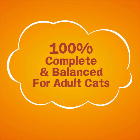 Friskies Dry Cat Food, Tenders and Crunchy Combo, Chicken, Beef, Carrots and Green Beans, 3.15 lb Bag