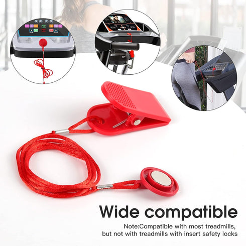 Treadmill Universal Magnet Safety Key - Replacement for NordicTrack, Proform, Image, Weslo, Reebok, and More