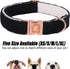 MR. CHUBBYFACE Winter Dog Collar Adjustable Christmas Pet Collar Black Fleece Dog Collar for Small Medium Large Dogs