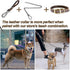 Leather Dog Collar with Heavy Duty Hardware, Full Grain Ultra Soft Genuine Cowhide Metal Buckle for Small Medium Large