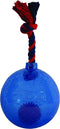 ZEUS Spark Tug Ball with Flashing LED, Large Dog Toy, Blue, 6.7 in, 98086, Orange