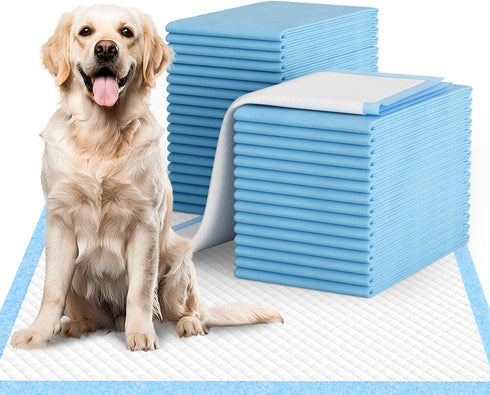 IMMCUTE Dog Pee Pads Extra Large 28"x34", X-Large Training Puppy Pee Pads