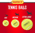Ruffin' It Small Tennis Balls, 3 Pack Dog Toy for Park, Home, or Beach