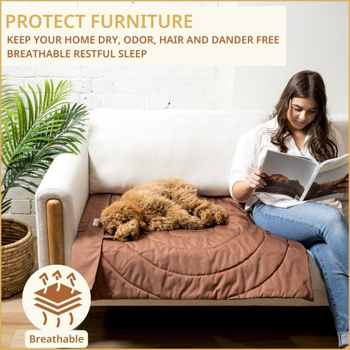 Portable Dog Mat - Waterproof & Foldable Pet Bed for Indoor, Outdoor, Travel, Camping, Grooming & Training