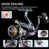 Spinning Fishing Reel, 13+1BB Saltwater Reel, Waterproof Large db Fishing Reels, 5.2:1/4.7:1 Gear Ratio