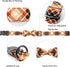 Lionheart Glory Dog Collar, Fall Bow Plaid Design for Female & Male Dogs, Adjustable Bow Collars for Small Dogs