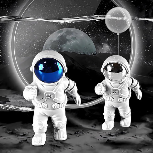 2-Pack Floating Fish Tank Decorations, Cute Little Astronauts Aquarium Accessories for All Kinds of Fish